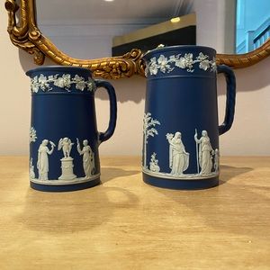 Matching pitchers made in England. Wedgwood